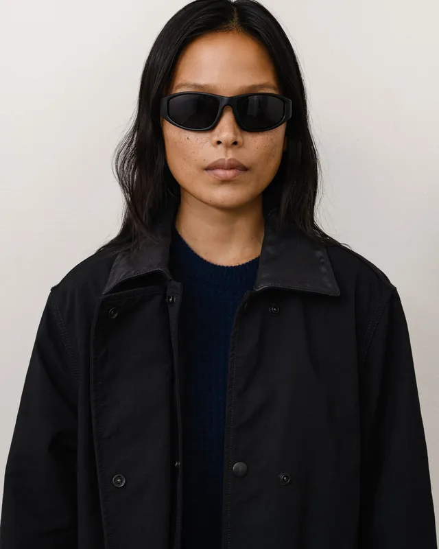 Stussy Leslie Sunglasses occhiali sole Matte Black polarizzati