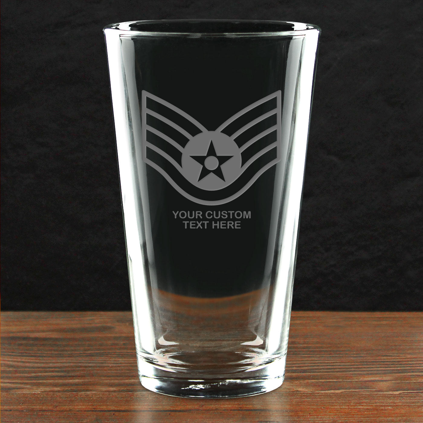 7.62 Design Drinkware US Air Force bicchiere pinta 473 ml personalizzato