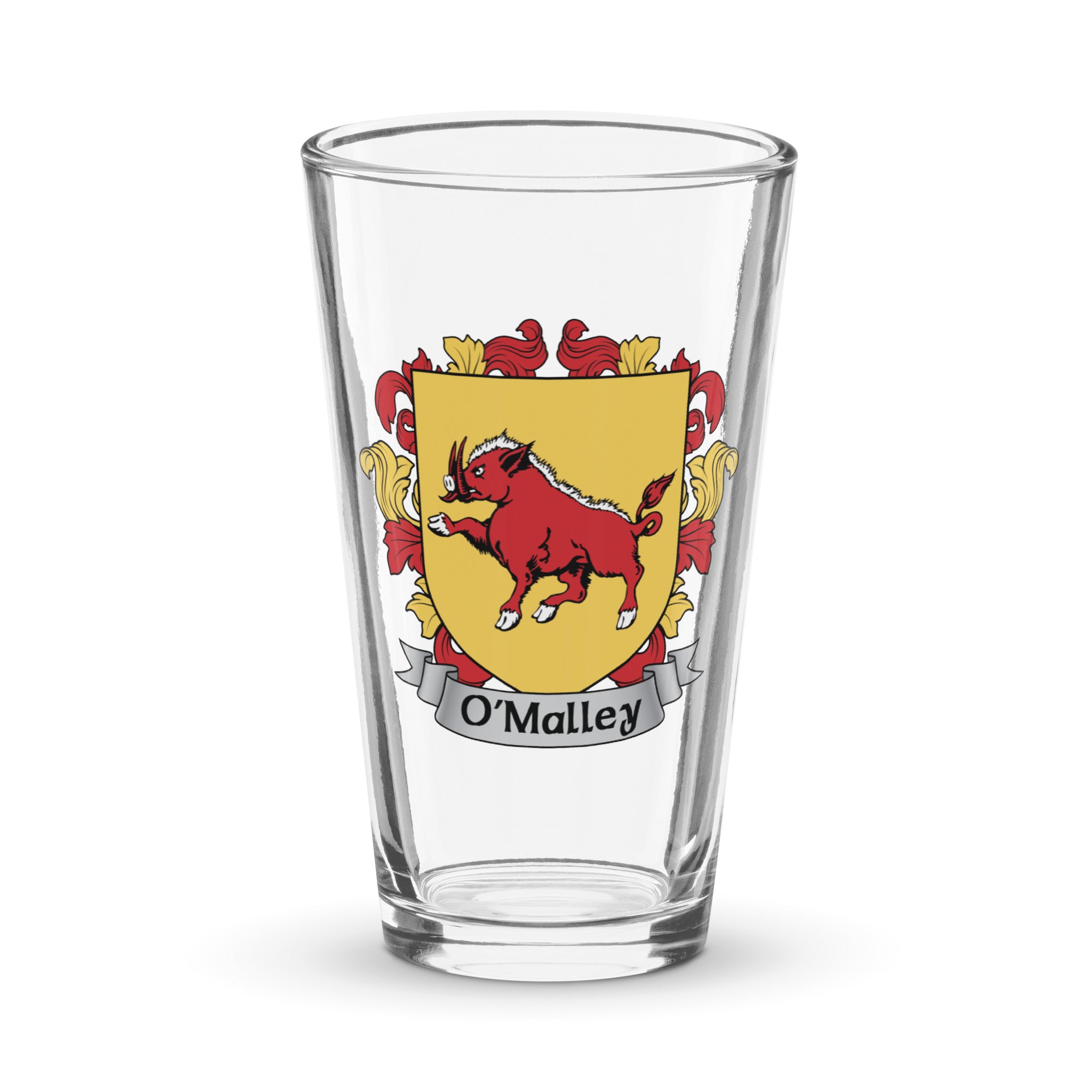 7.62 Design O'Malley bicchiere pinta 473 ml stemma irlandese
