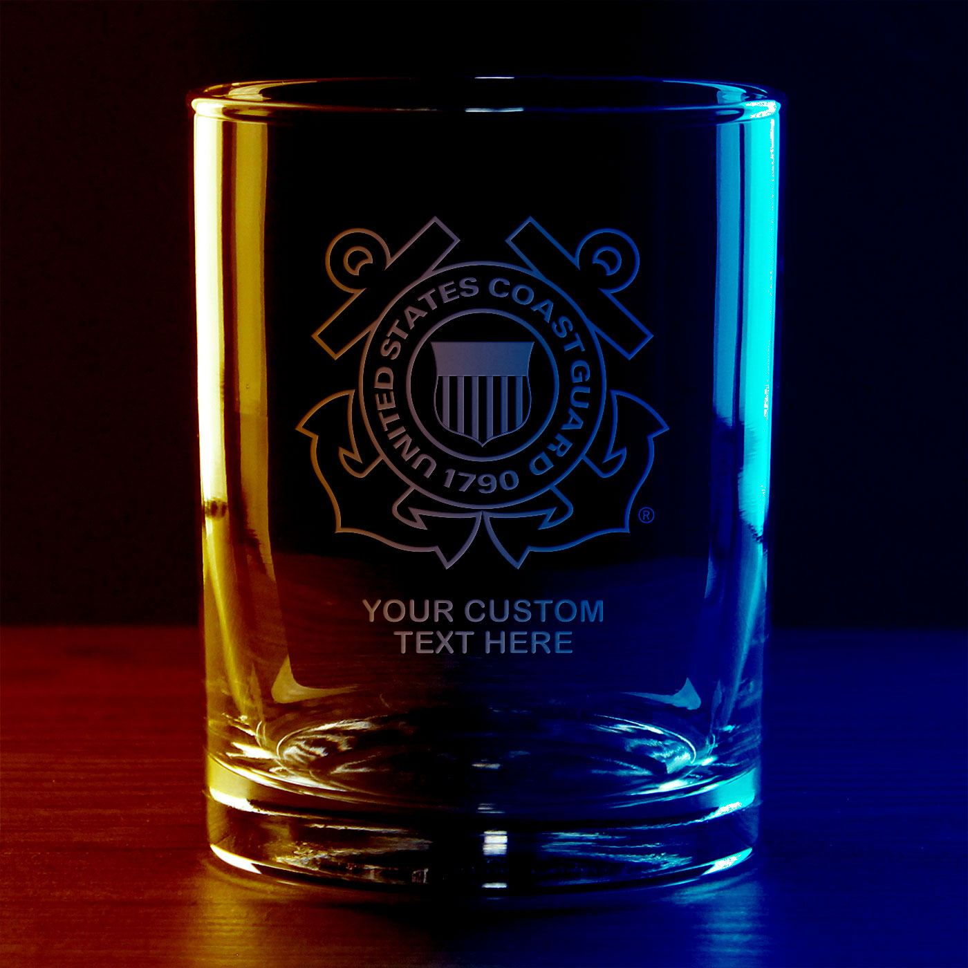 7.62 Design Drinkware US Coast Guard bicchiere whisky 14oz personalizzato
