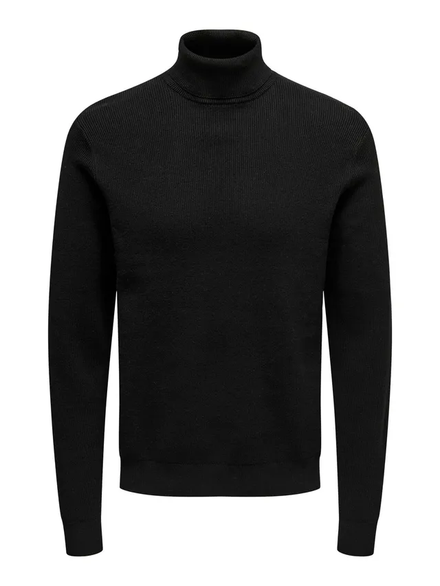 ONLY & SONS Onsphil Pullover Maglione Uomo Beige Taglia M