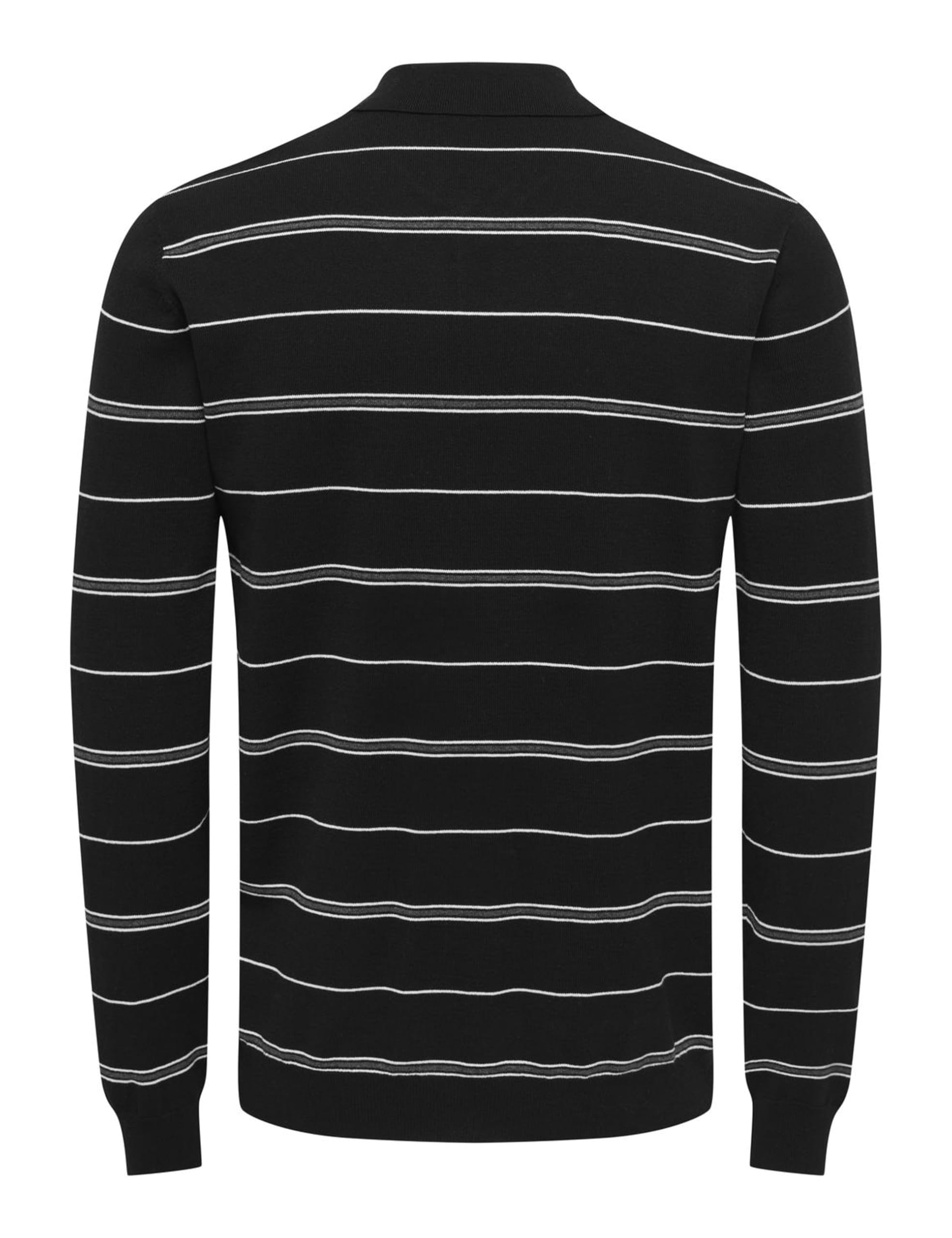 ONLY & SONS Onswyler Polo Uomo Rigata Grigio Scuro