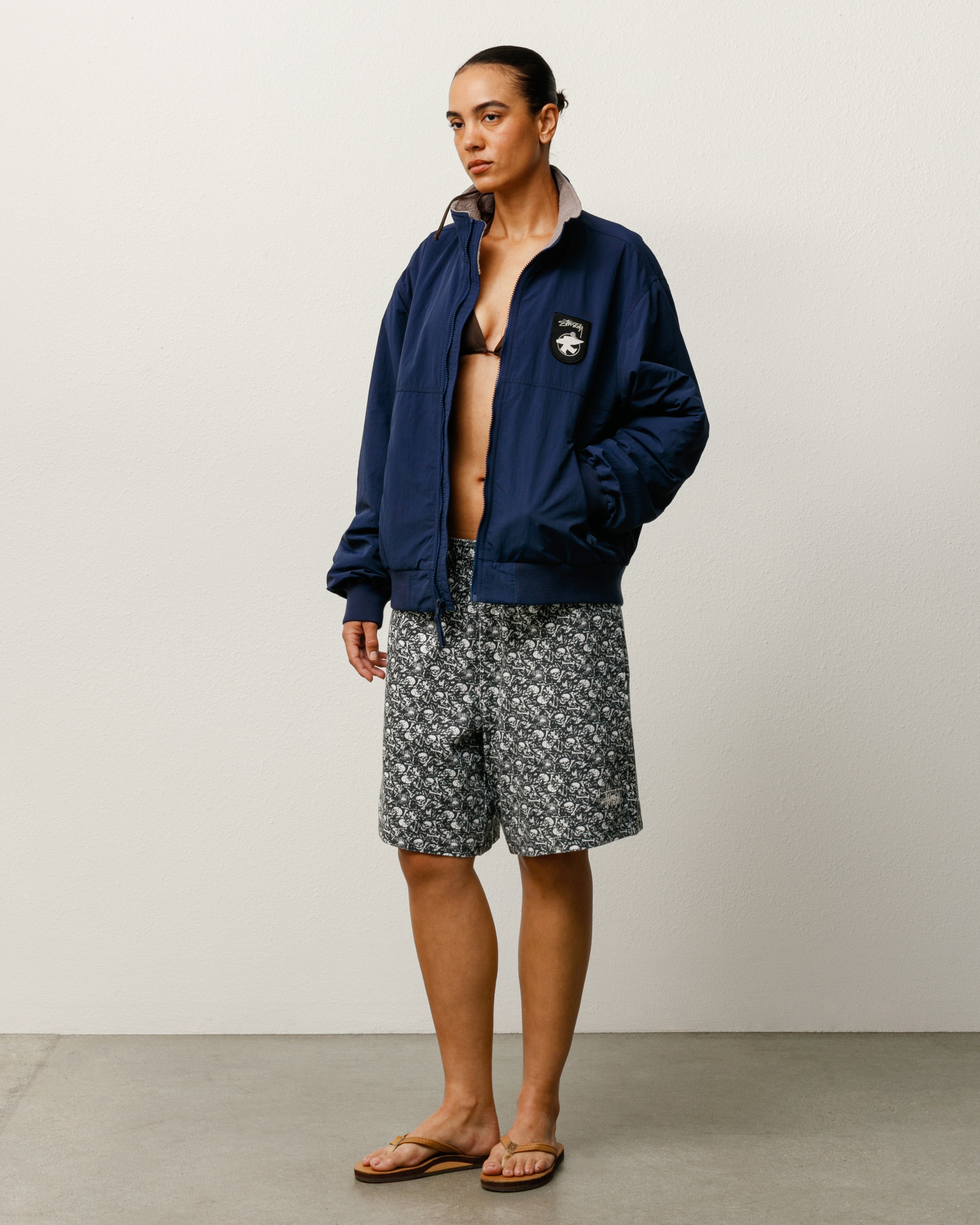 Stussy Jersey Short pantaloncini cotone Bones