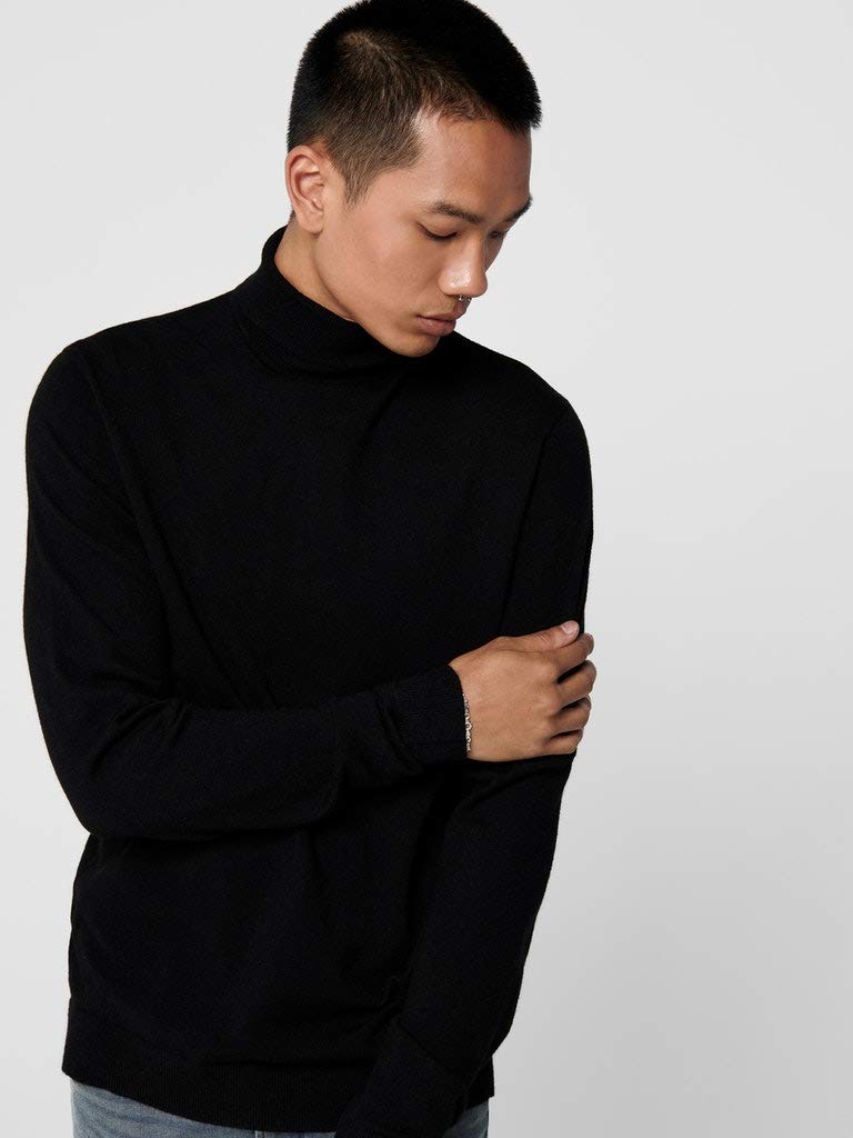Only & Sons Maglione Uomo Felpa Girocollo Cotone
