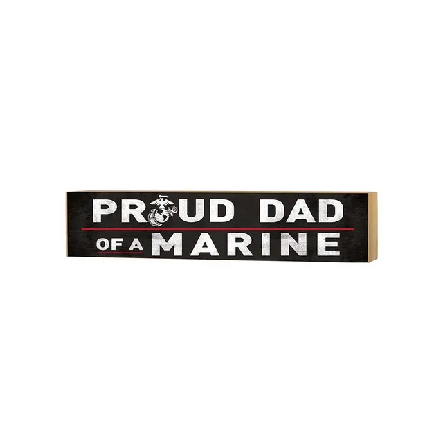 7.62 Design USMC Proud Dad Targa Legno 7,6x33 cm