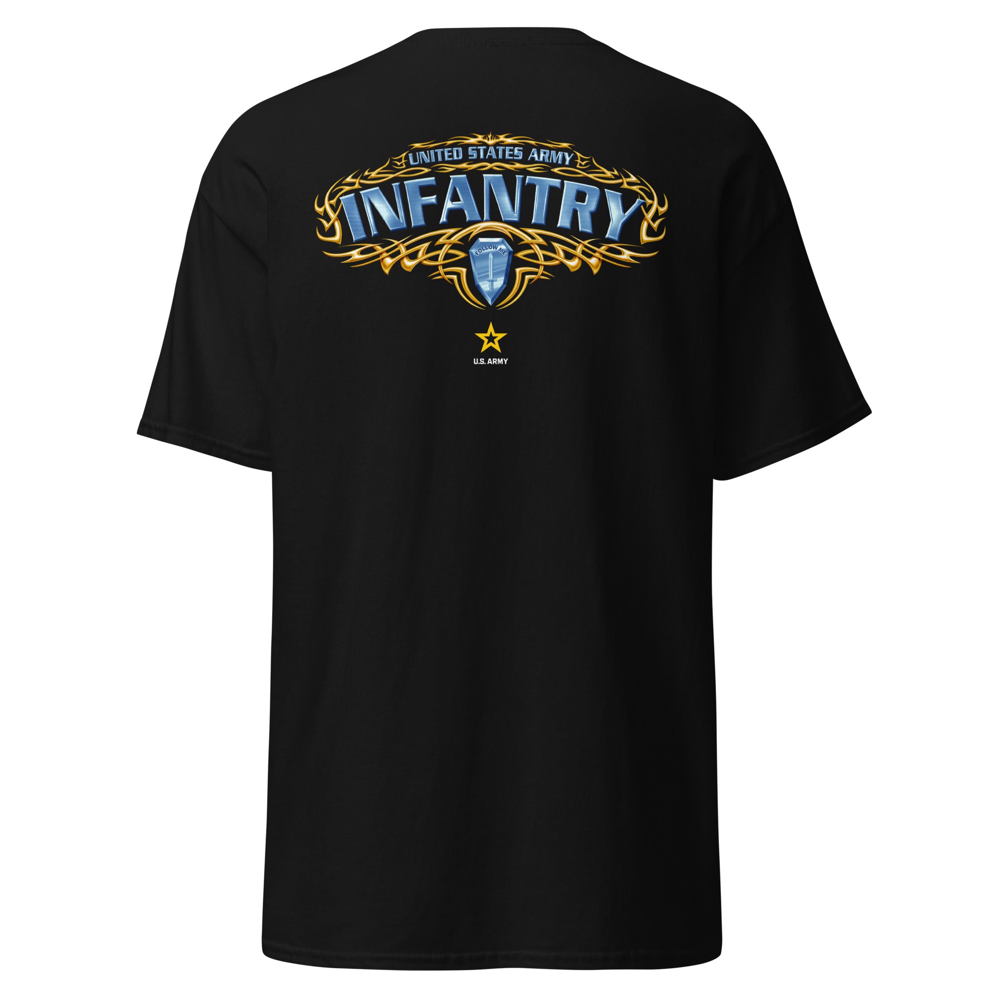 7.62 Design Army Infantry maglietta uomo nera cotone