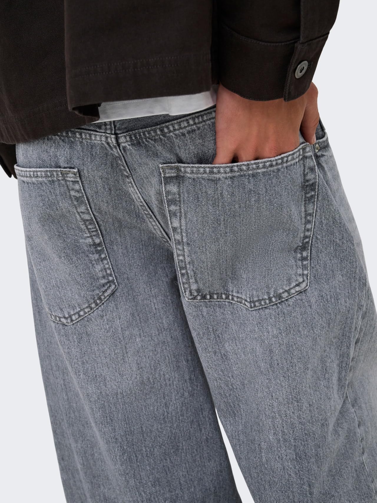 Only & Sons Onskayce Jeans Barrel Vita Bassa 28W/34L Uomo