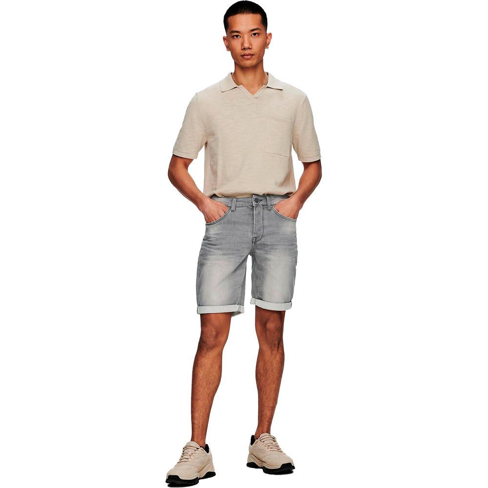 Only & Sons Onsply shorts jeans uomo 3XL denim