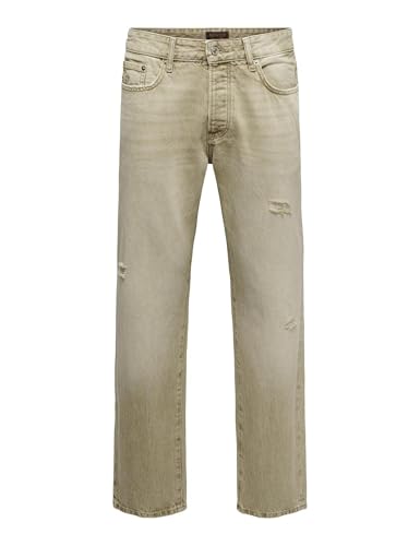 Only & Sons Onsedge 6822 Jeans Uomo Beige 36W/34L