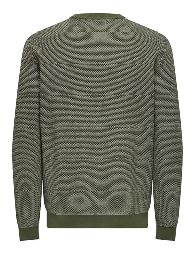 Only & Sons Onsmorgan pullover maglione uomo desert tortora