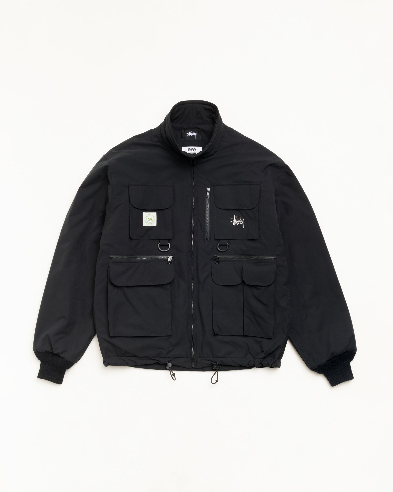 Stussy Junya Tactical Jacket giacca reversibile BLACK nylon