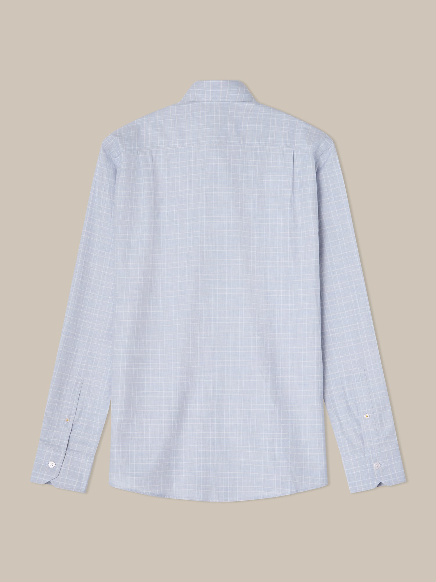 Robert Talbott Reynolds camicia quadri blu cotone