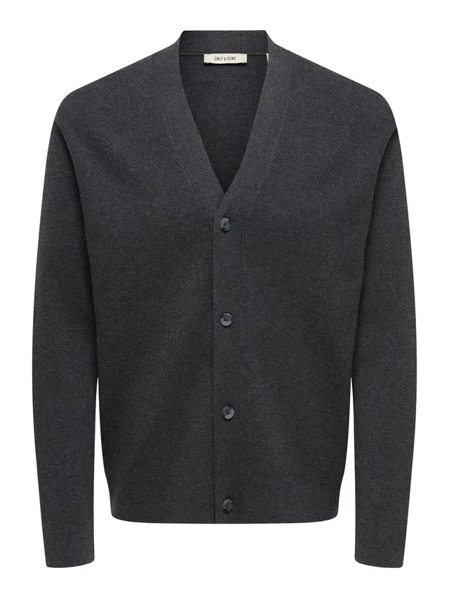Only & Sons Onsting Life Cardigan Maglia Uomo Nero