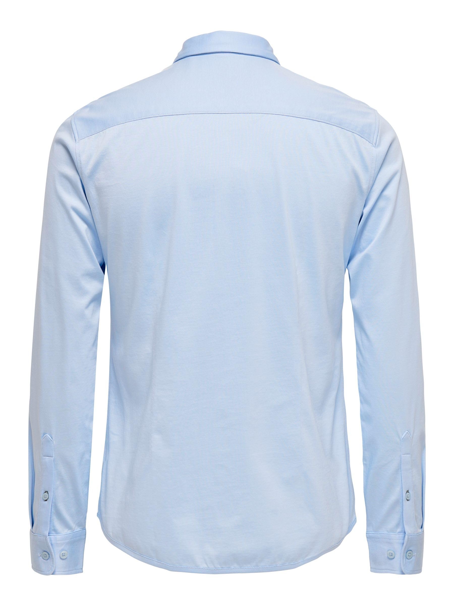 ONLY & SONS Onsrobin Camicia Uomo Maniche Lunghe Bianco