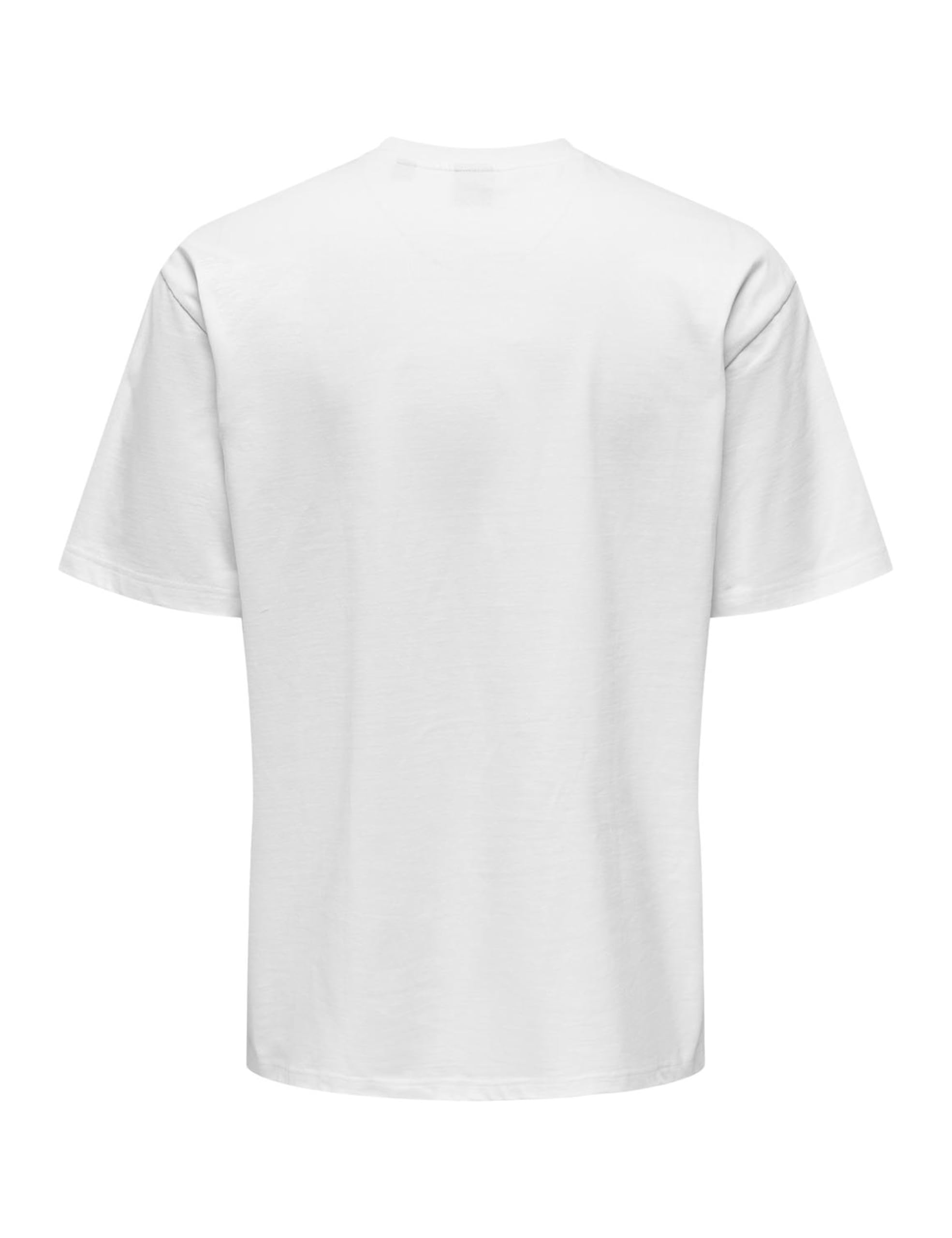 Only & Sons Onsfred T-shirt Uomo Bianco XL Cotone