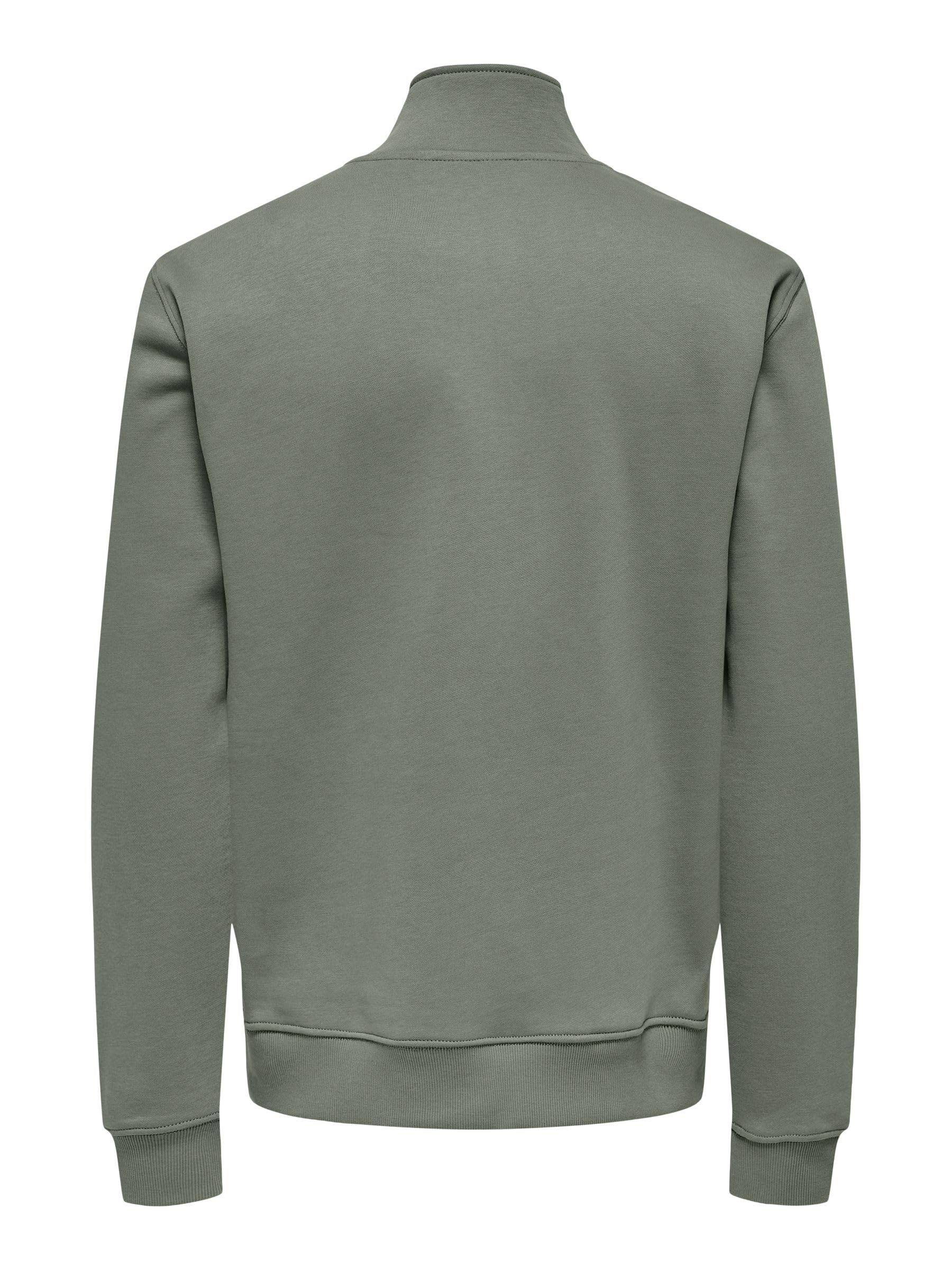 Only & Sons Onscurated felpa uomo nera taglia L