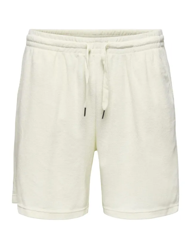 Only & Sons Onstellas Pantaloncini Uomo Egret Taglia L