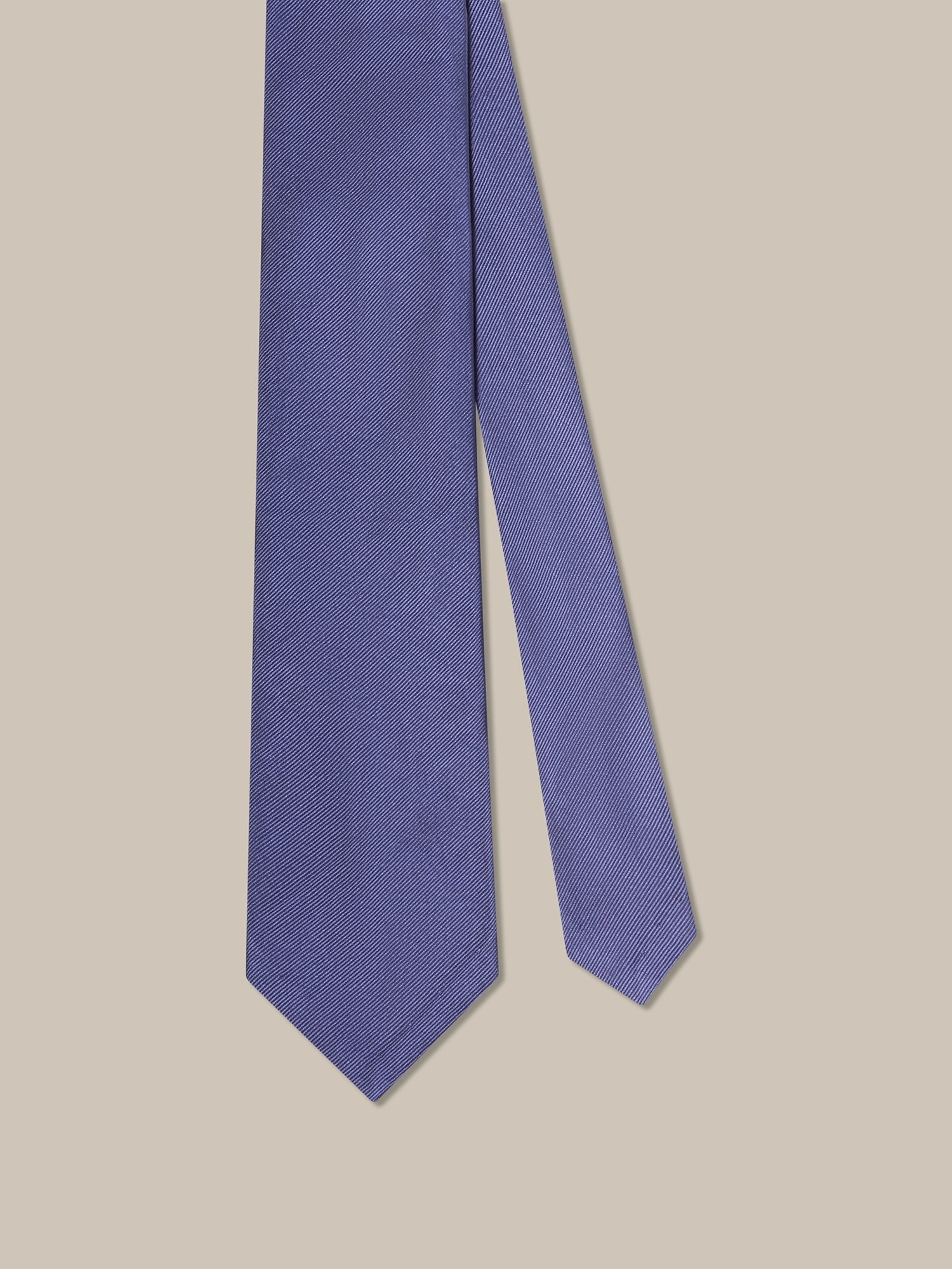 Robert Talbott Newman 7 Fold Cravatta Seta Azzurro Chiaro