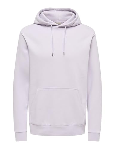 ONLY & SONS Onsceres felpa cappuccio Misty Lilac taglia M