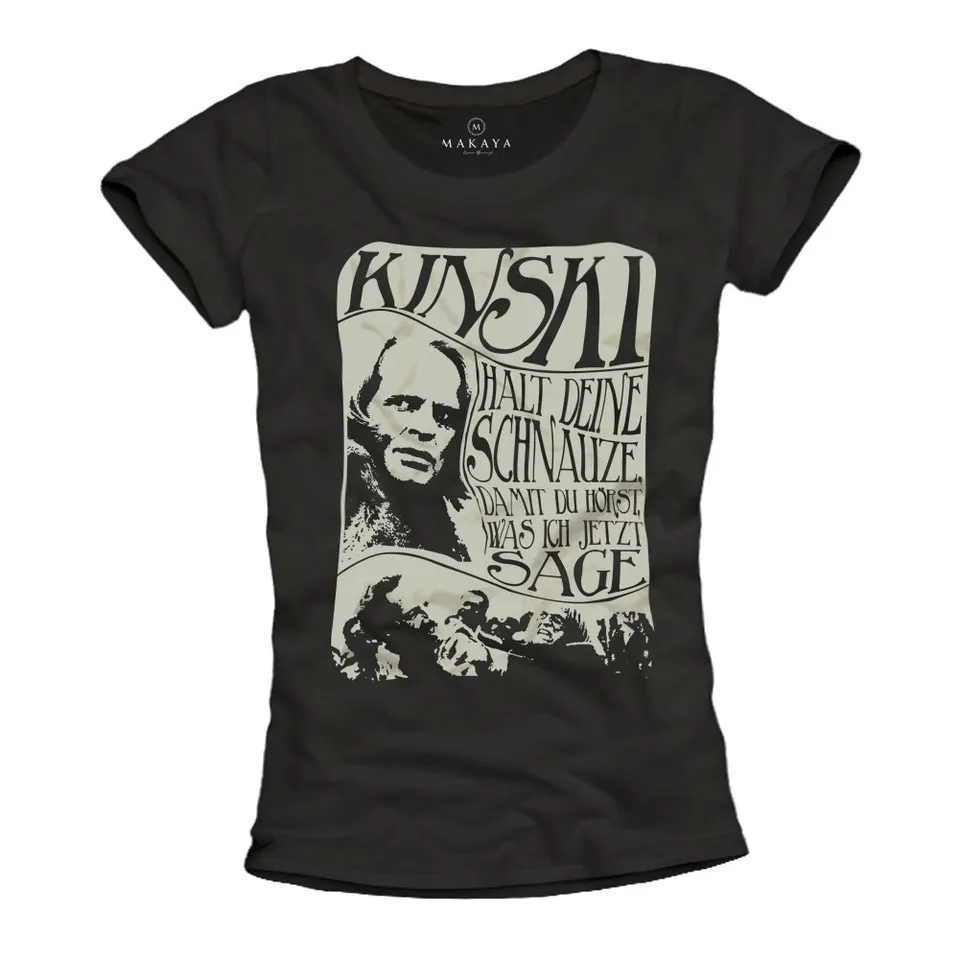 Makaya T-Shirt Donna Cotone Scritta Taglia L