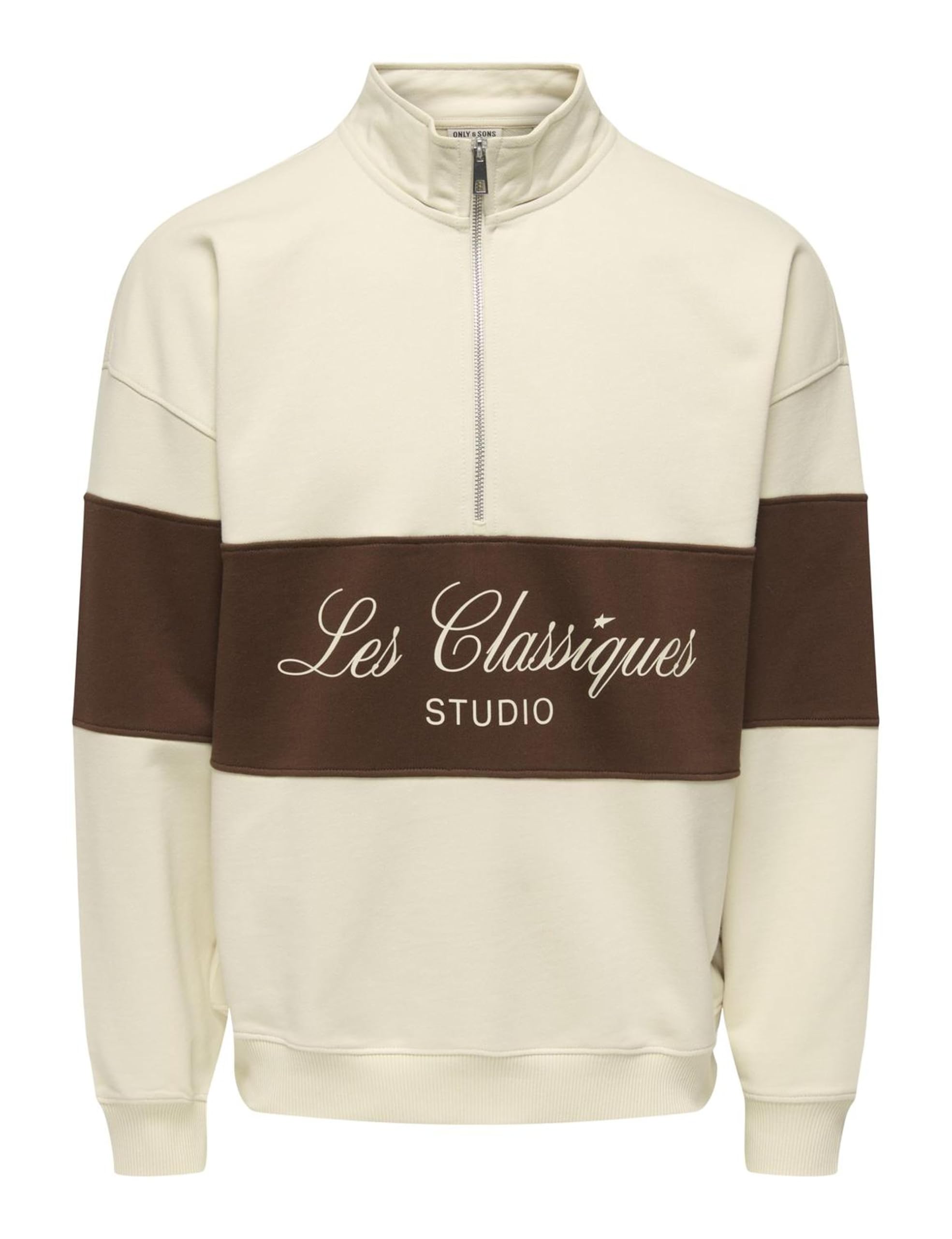 Only & Sons Onsles Classiques Ovz Felpa Uomo Mezza Zip