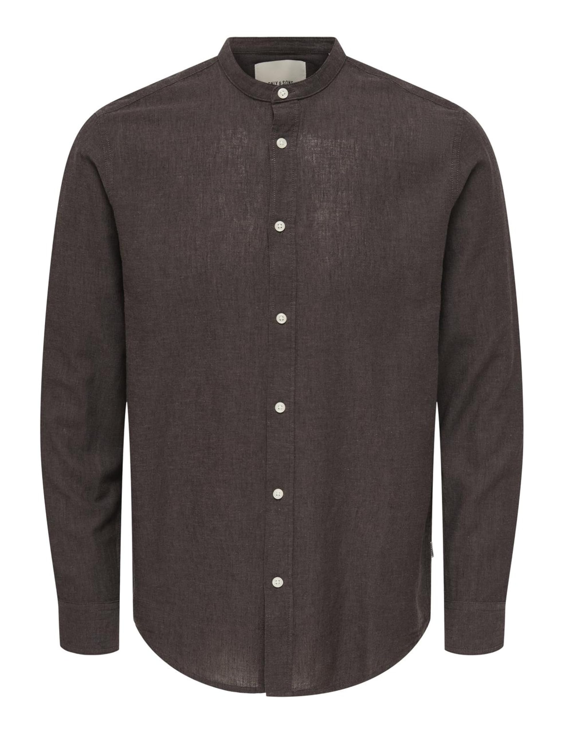 ONLY & SONS Onscaiden Life LS Camicia Lino Uomo Mao