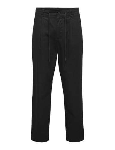 Only & Sons Onslee Tapered pantaloni uomo 34W/32L marrone