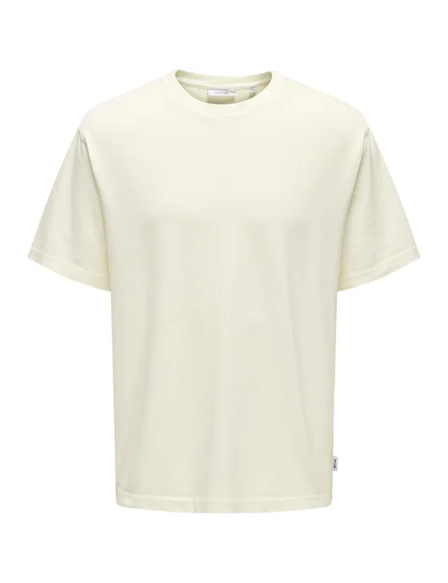 Only & Sons Onsdistress XL t-shirt uomo nera cotone