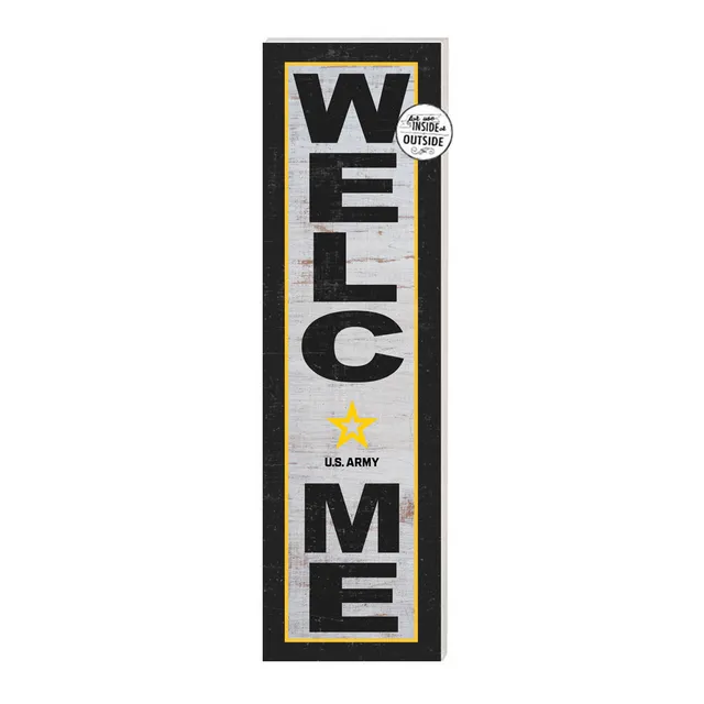 7.62 Design Home Products U.S. Army Welcome insegna 10x35 PVC
