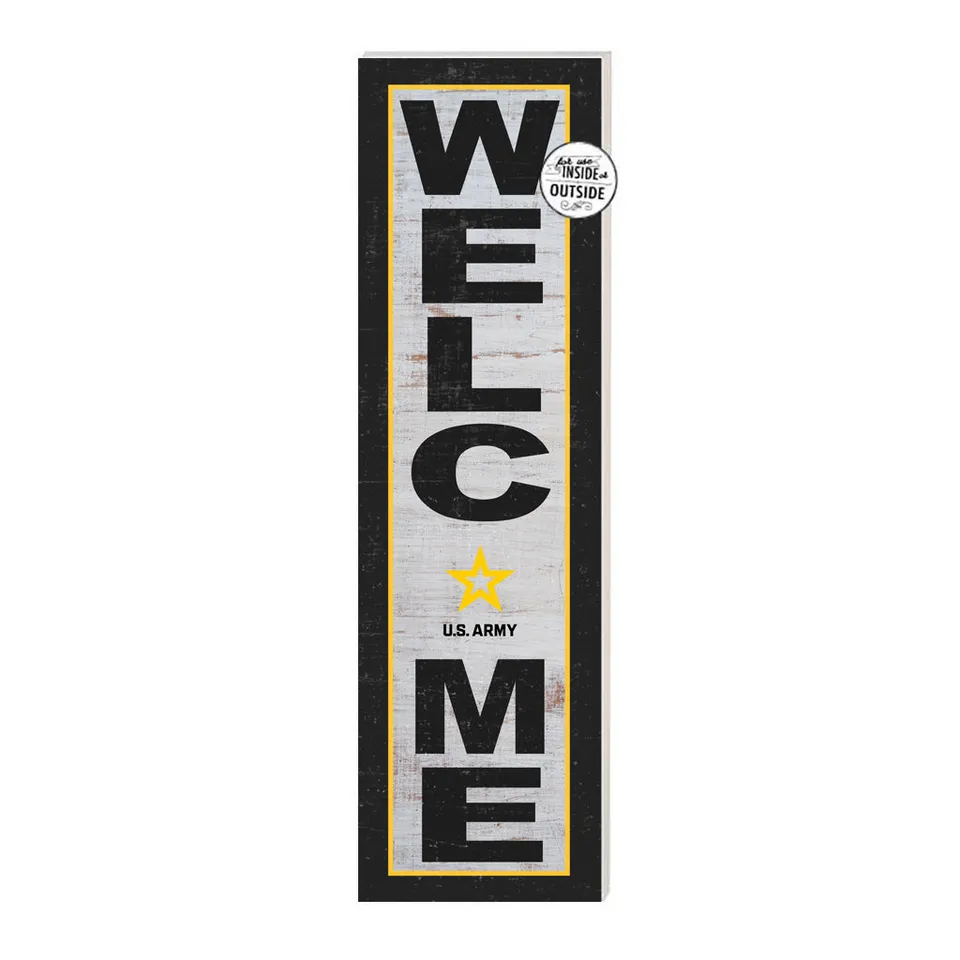 7.62 Design Home Products U.S. Army Welcome insegna 10x35 PVC
