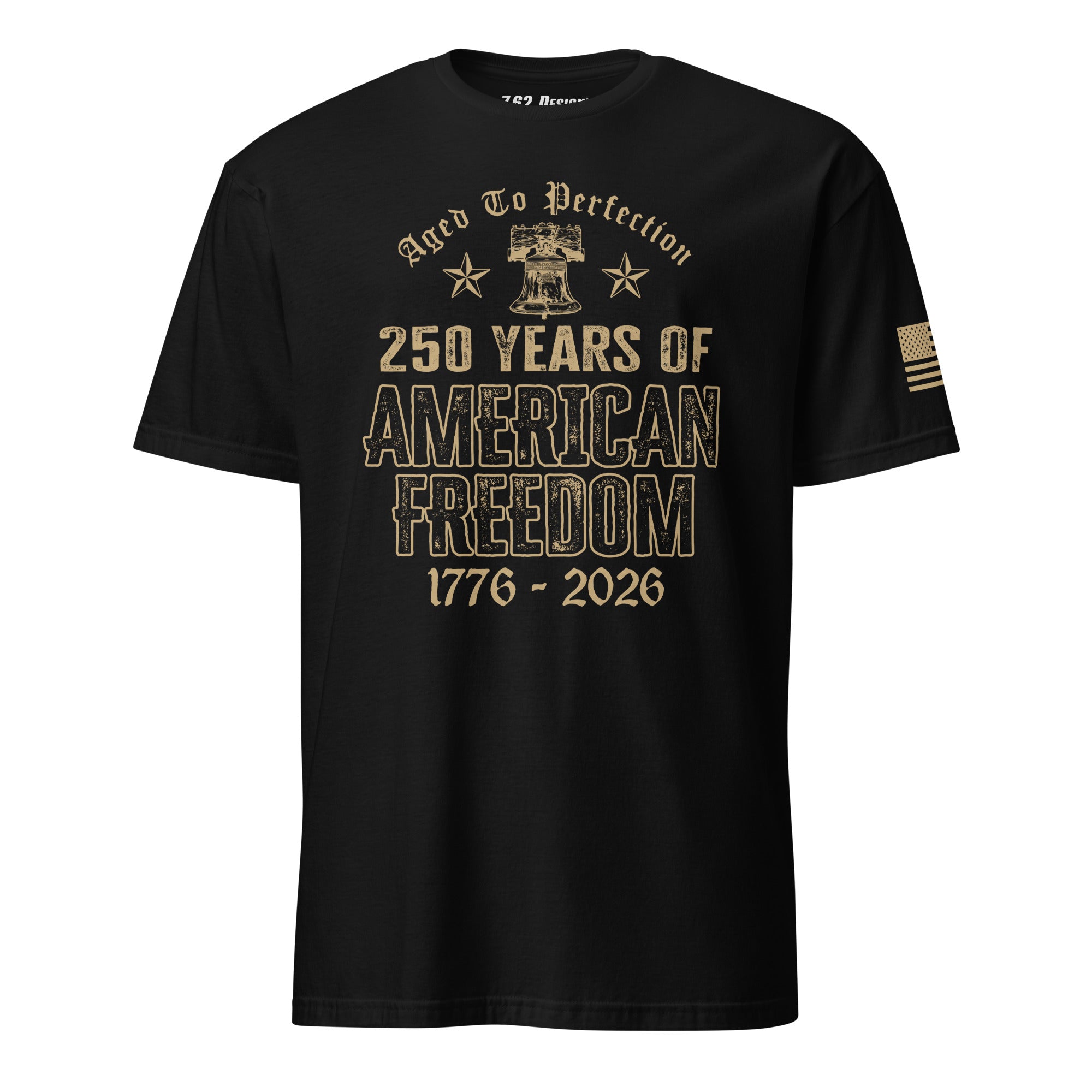 7.62 Design USA 250th Liberty Bell maglietta nera cotone