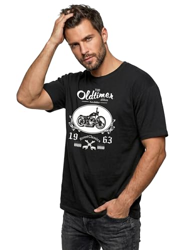 Makaya Custom Bobber Bonneville T-Shirt Uomo XL Nera