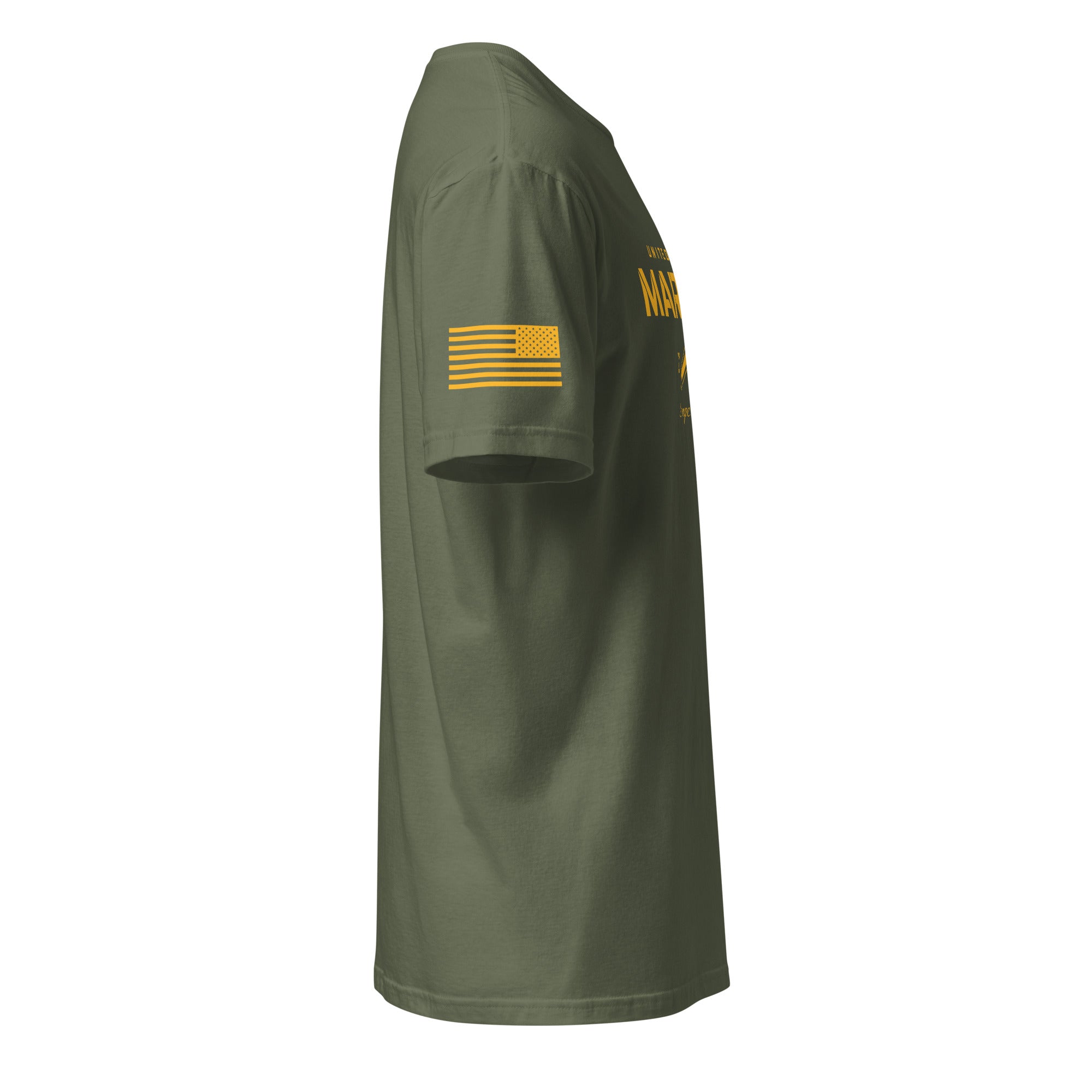 7.62 Design USMC PFC maglietta uomo verde militare cotone