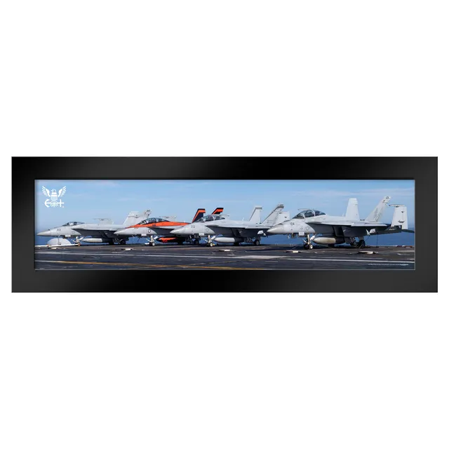 7.62 Design Navy Hornets Stampa incorniciata 28x64 cm navy