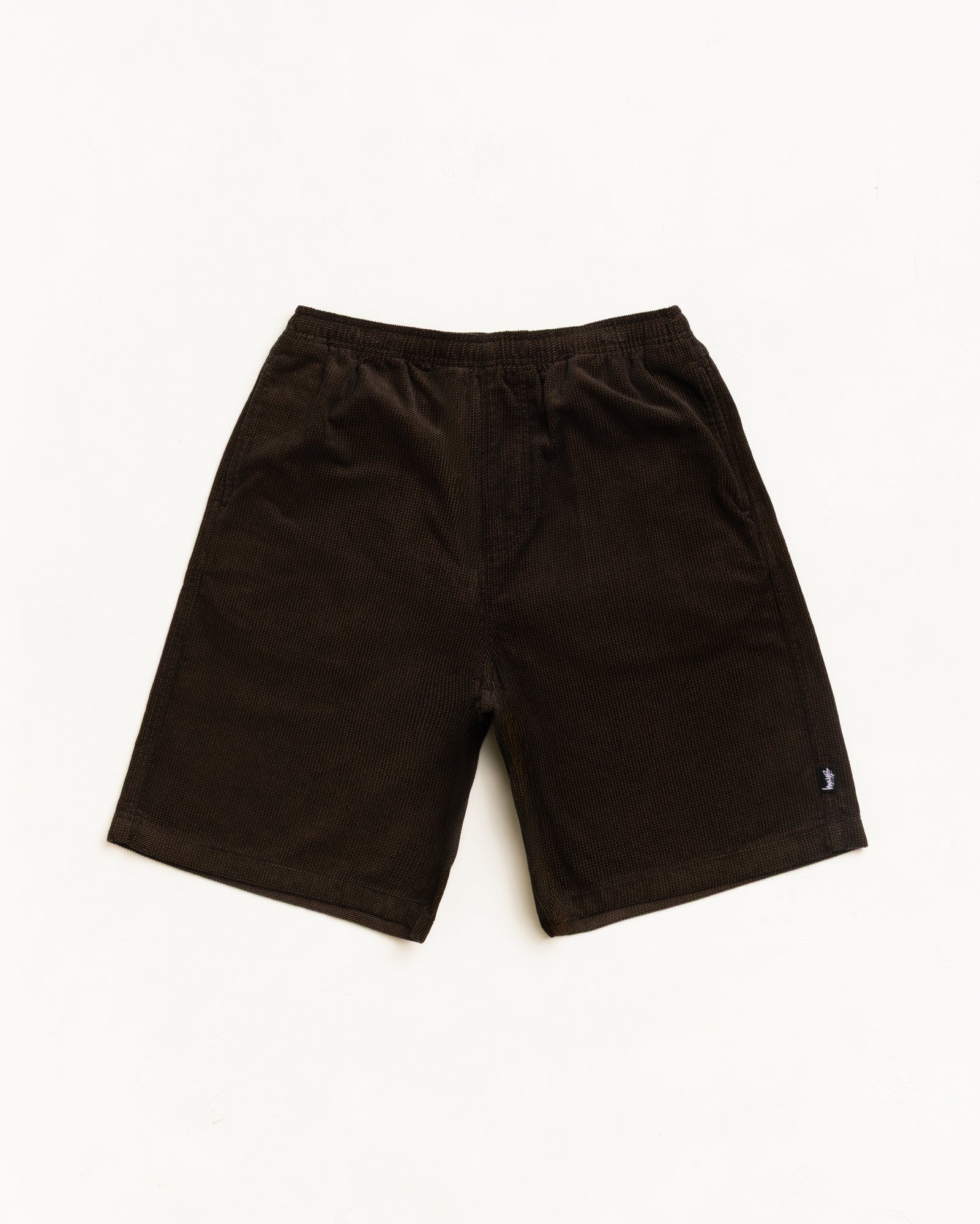 Stussy Baggy Twill Cord Beach Short shorts nero 100% cotone