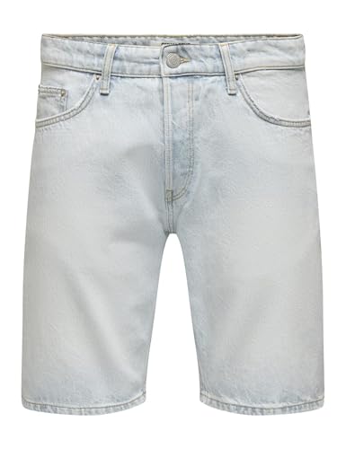 Only & Sons OnsEdge LB 3662 DOT DNM Pantaloncini Uomo XS Denim