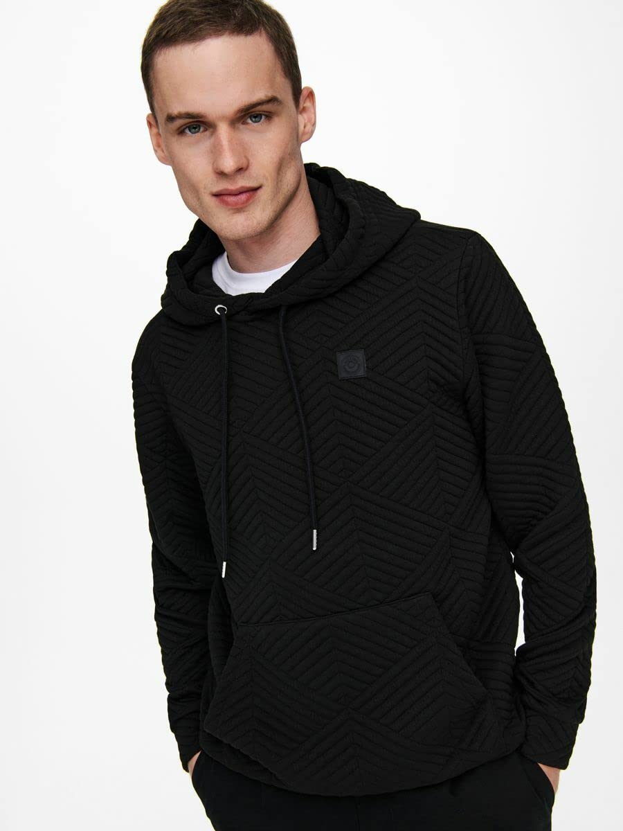 Only & Sons Onsrodney Felpa Uomo Hoodie Cotone