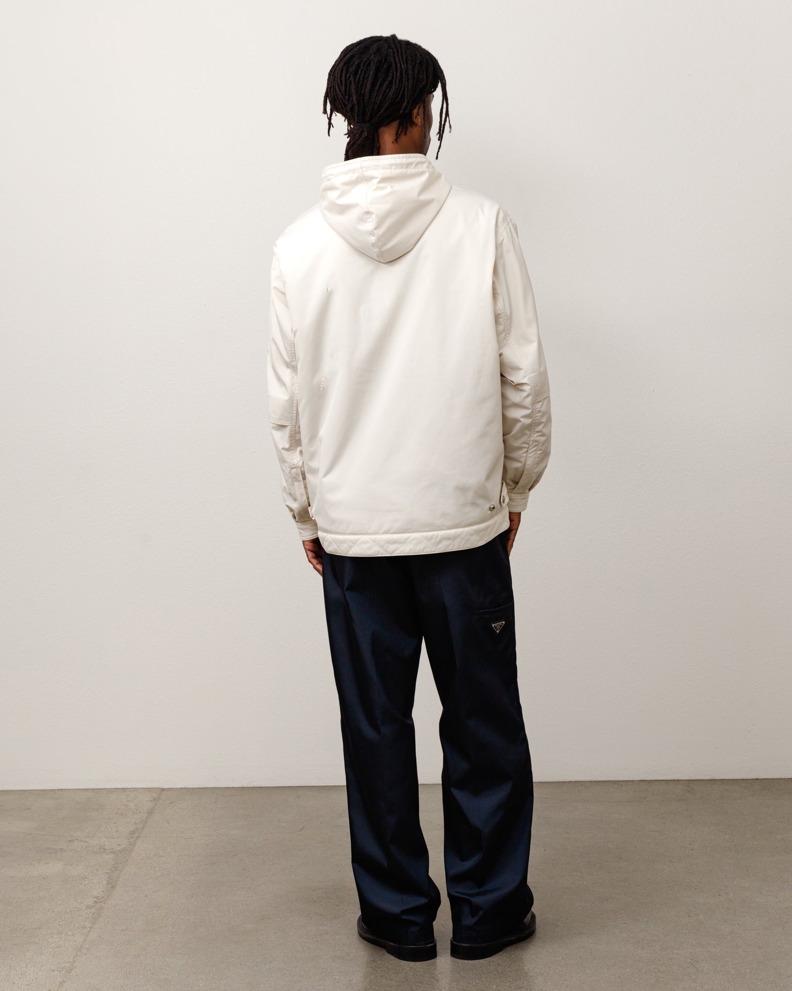 Stussy Flight Parka Giubbotto Bone Nylon Impermeabile