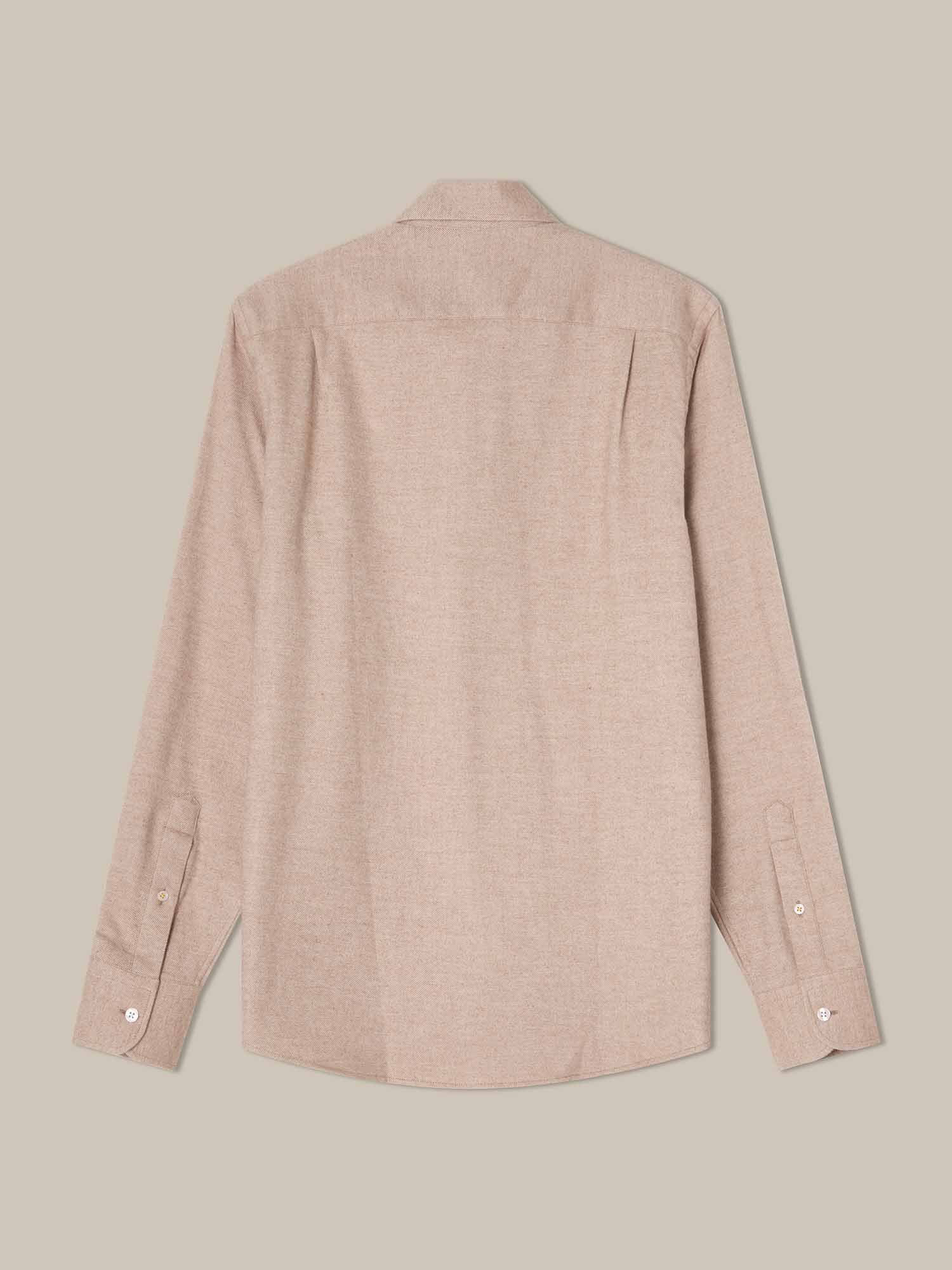 Robert Talbott Morgan camicia flanella flax
