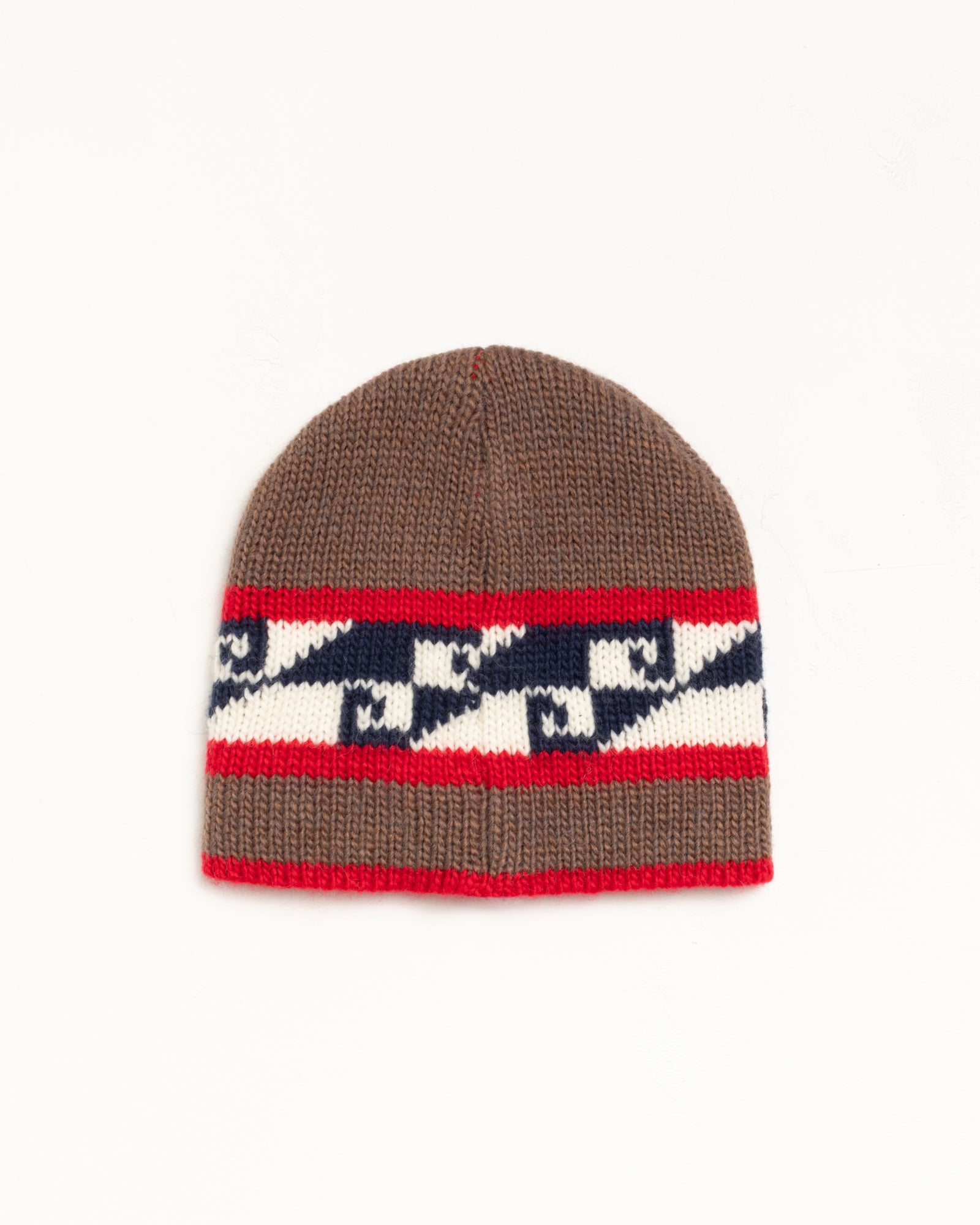 Stussy Headwear Waves Skullcap beanie marrone taglia unica lana