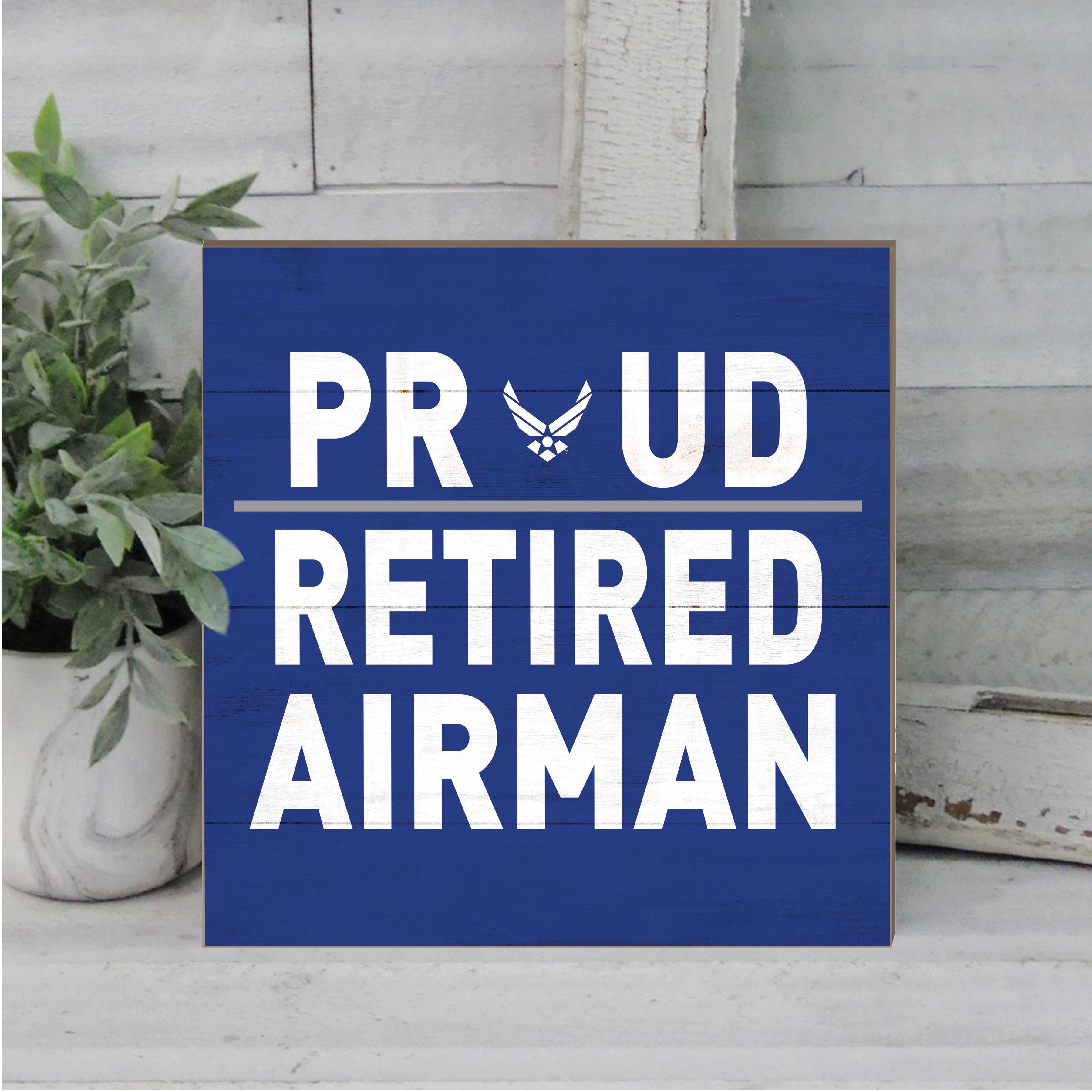 7.62 Design Home Products Air Force Retired targa legno 10x10