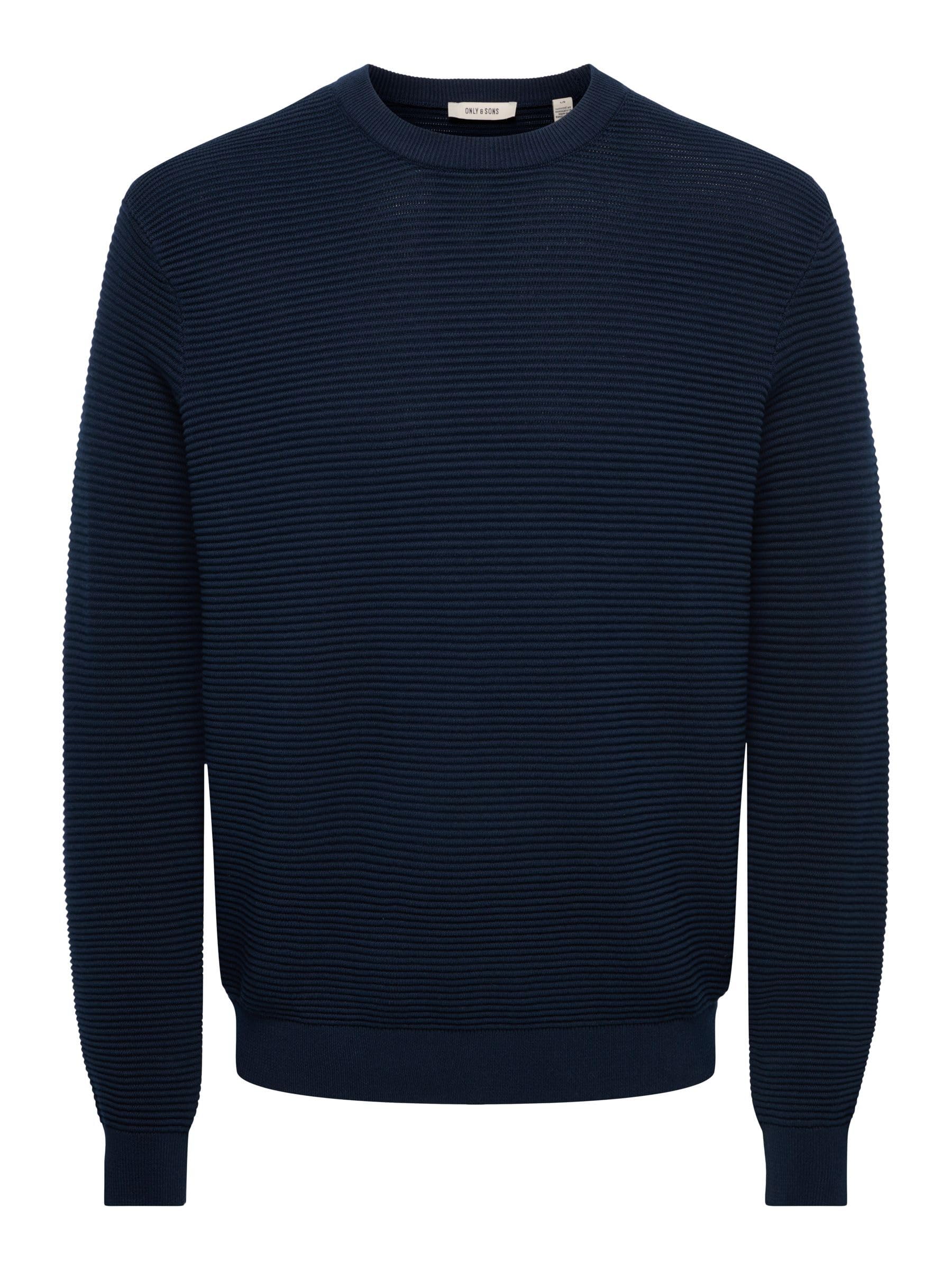 Only & Sons Onsron pullover girocollo uomo tinta unita