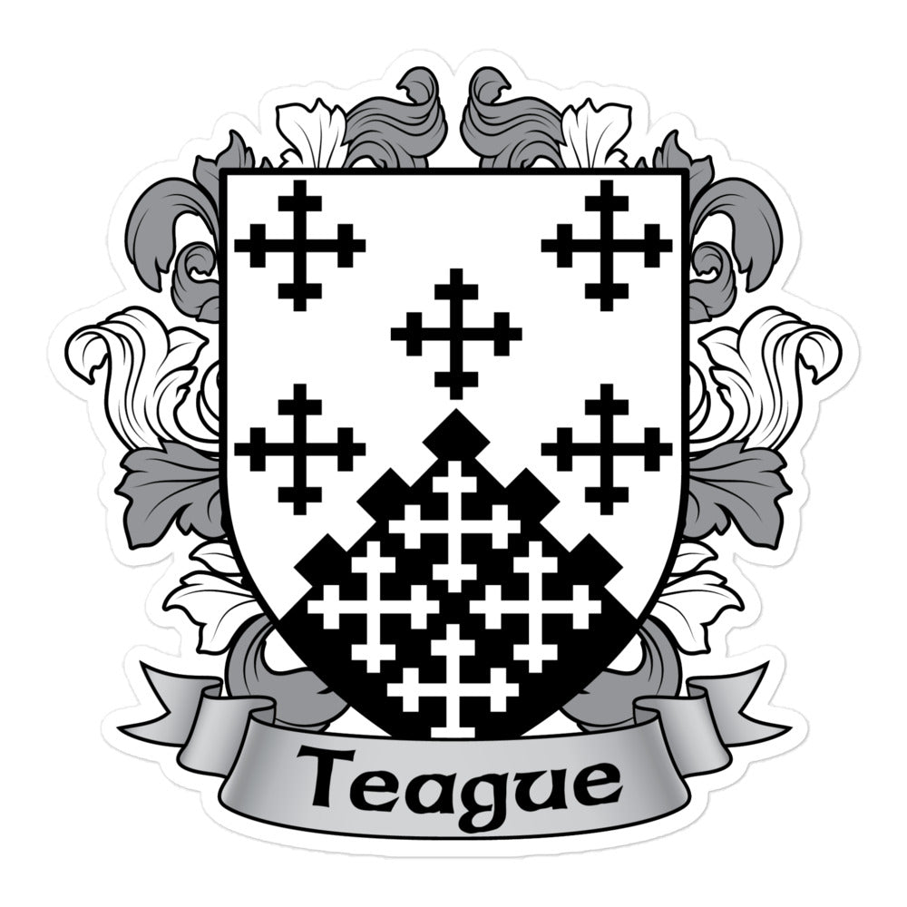 7.62 Design Teague Irish Coat of Arms sticker vinile 4"x4"