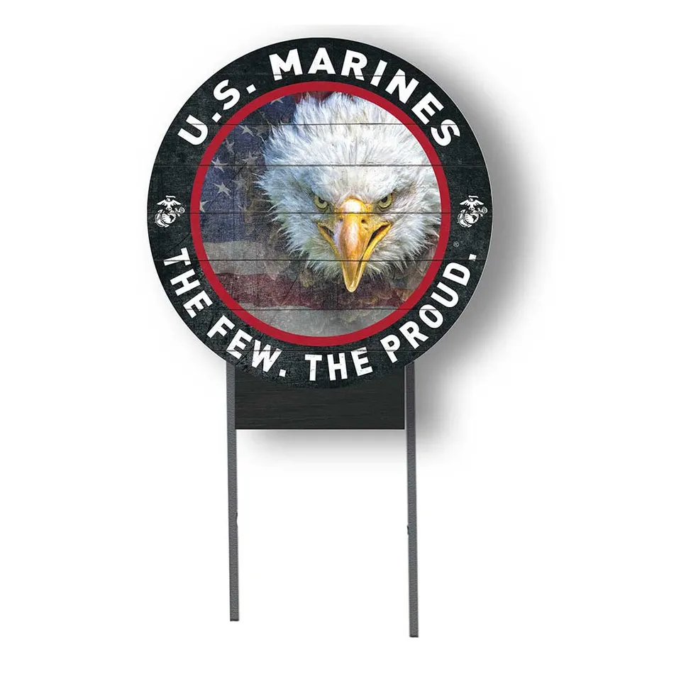 7.62 Design Few Proud cartello prato 20x20 USMC