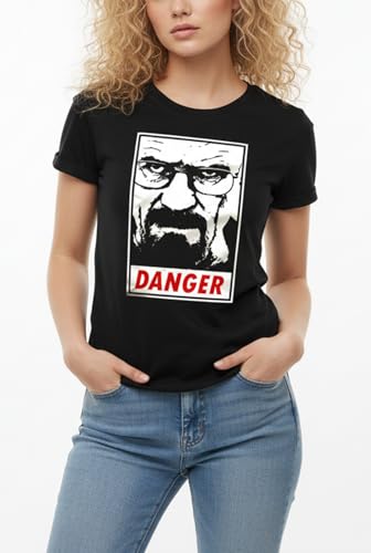 MAKAYA Heisenberg T-Shirt donna S I Am The Danger cotone