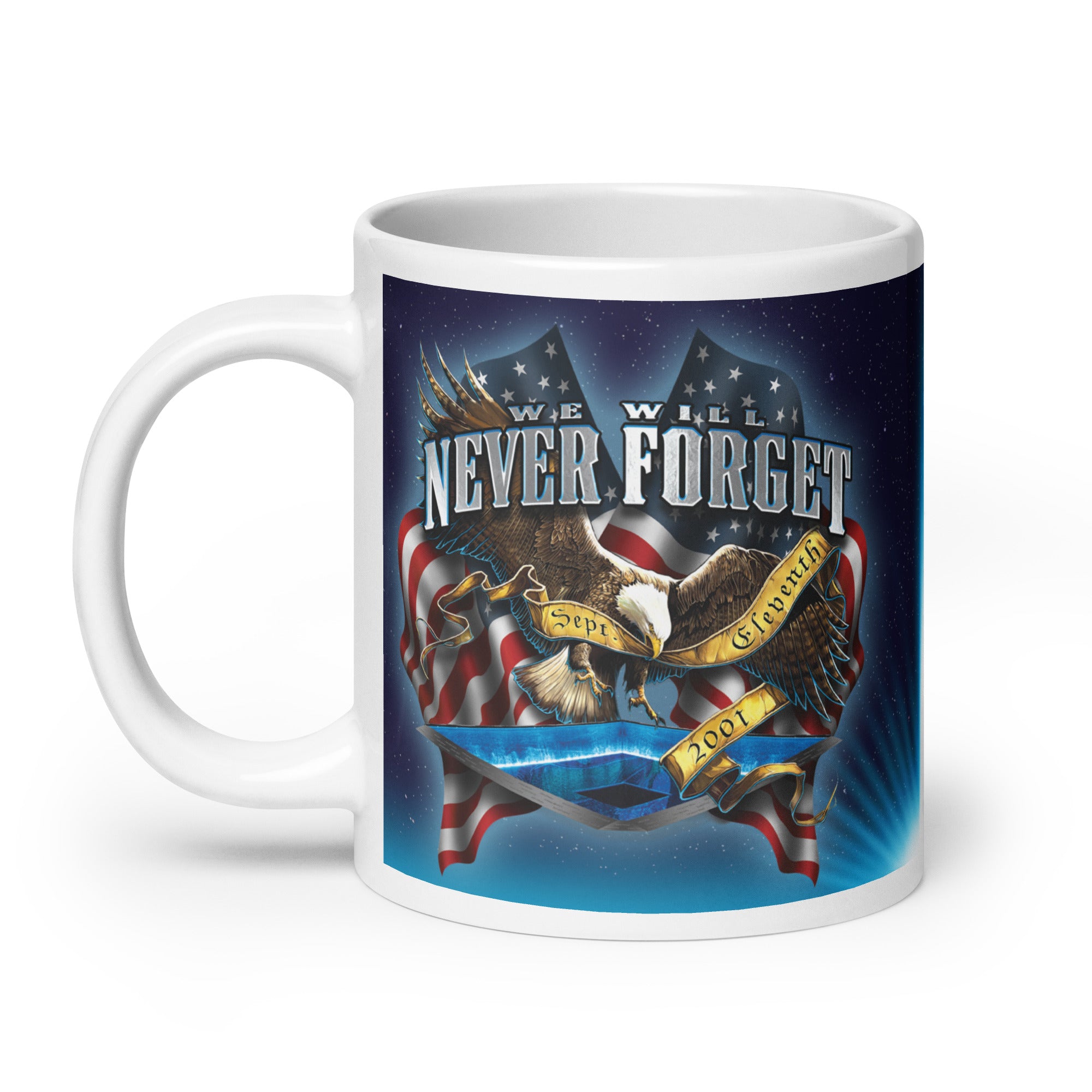7.62 Design Never Forget Tazza Ceramica 20oz Bianca