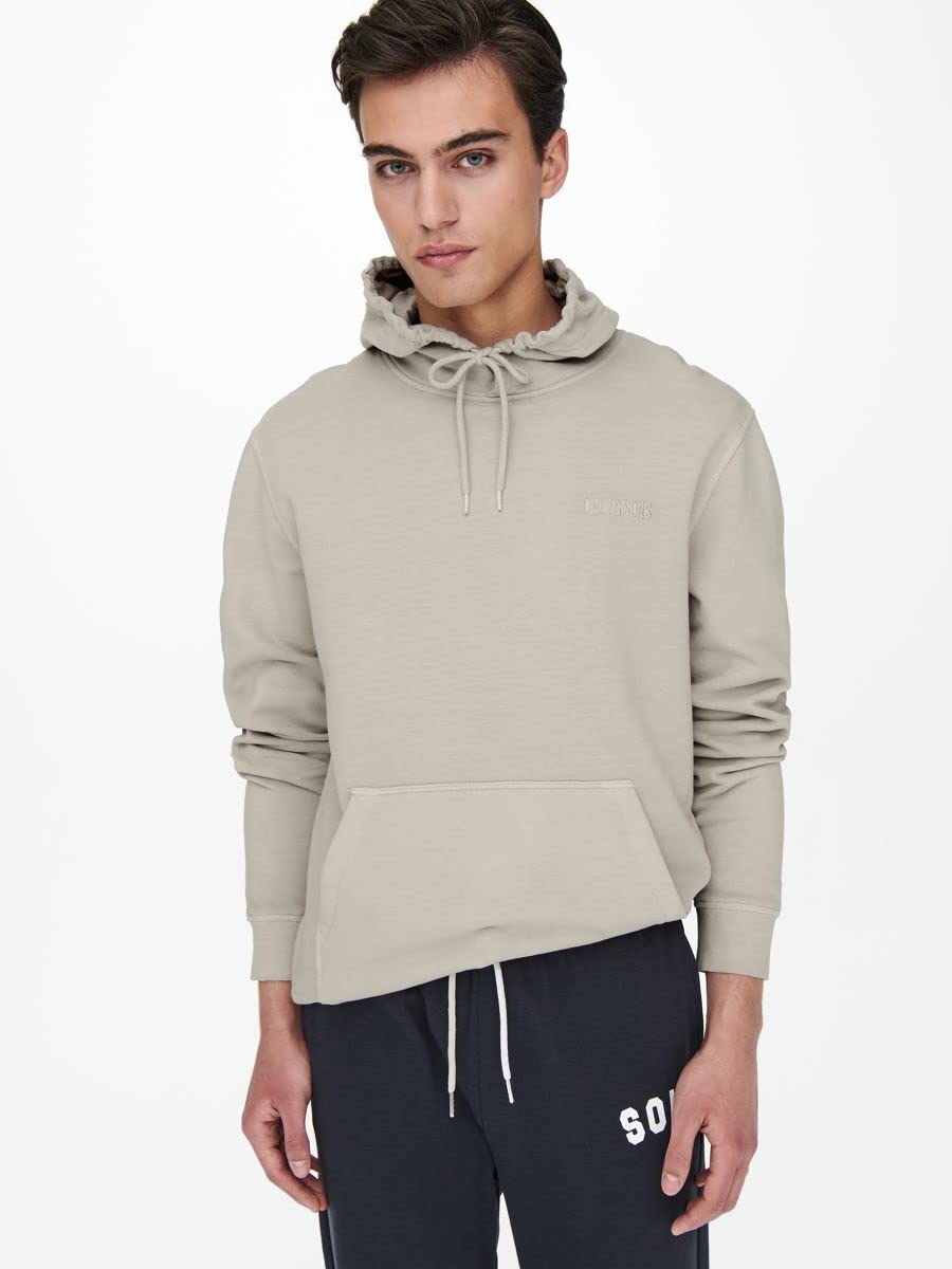 ONLY & SONS Onsdon Reg Sweat felpa cappuccio uomo XXL regular