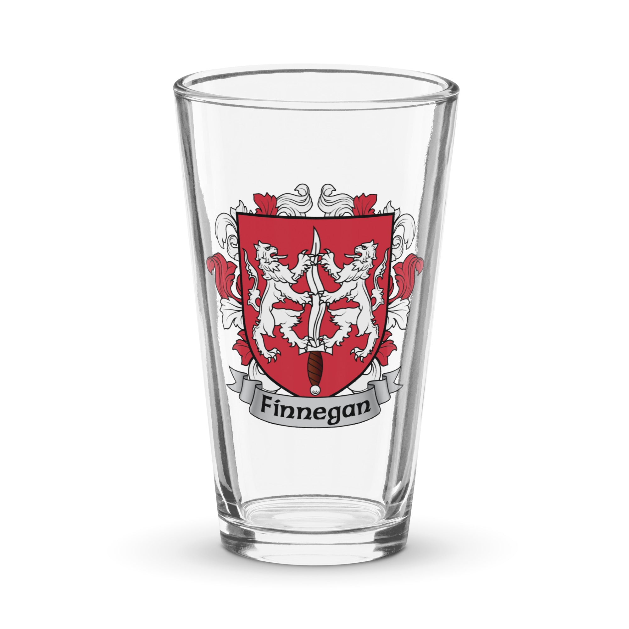 7.62 Design Finnegan bicchiere pinta vetro 473 ml stemma irlandese