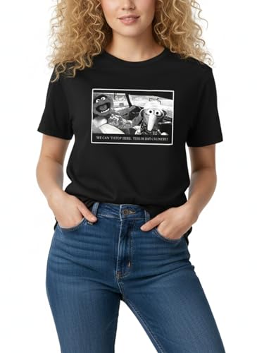 Makaya Fear And Loathing T-Shirt Donna L Nera Cotone