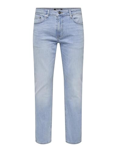 Only & Sons Onsedge jeans uomo stretch nero